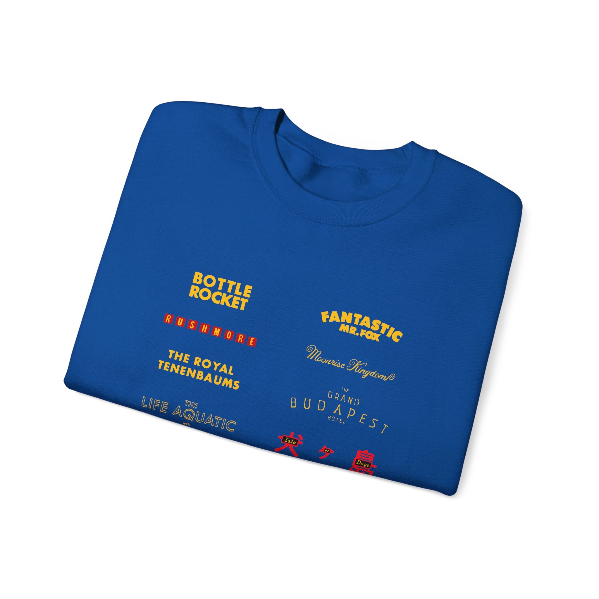 Wes Anderson Films - Sweatshirt