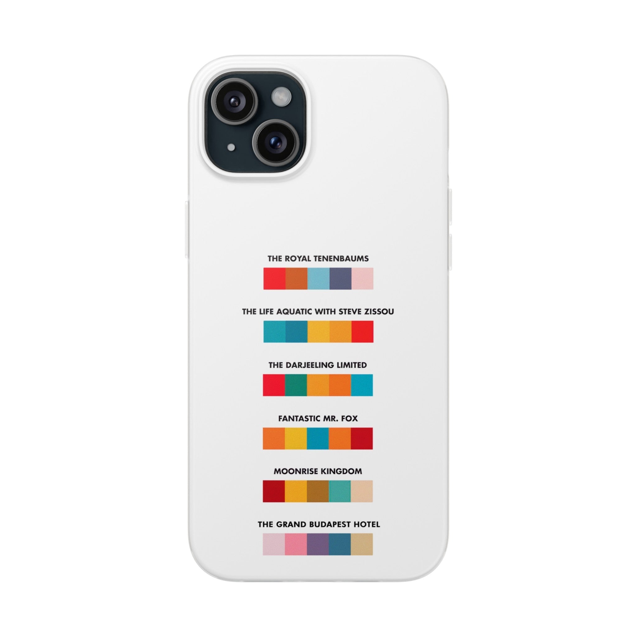 Wes Anderson Colors - Phone Case