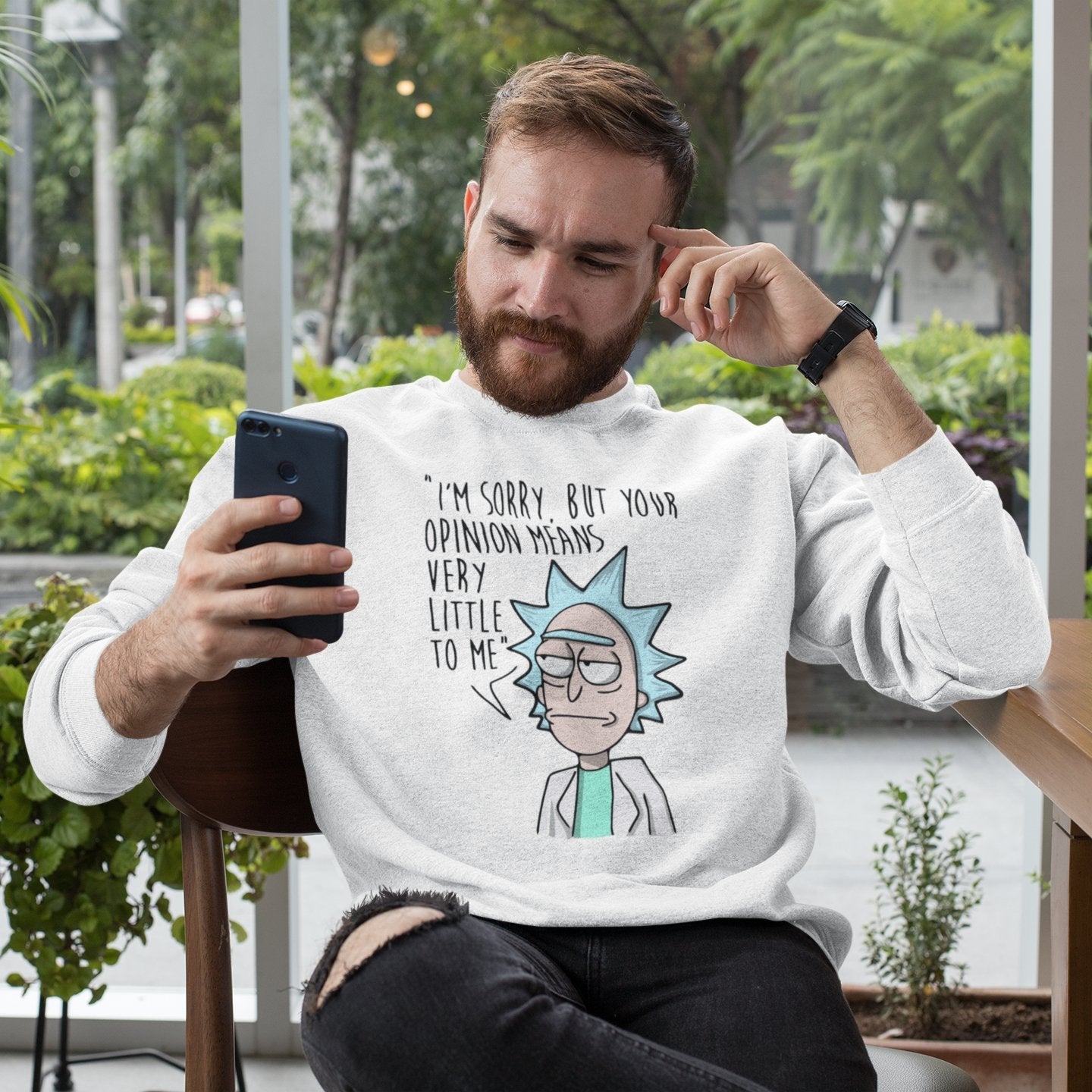 Rick's Opinion Rick and Morty - Sweatshirt