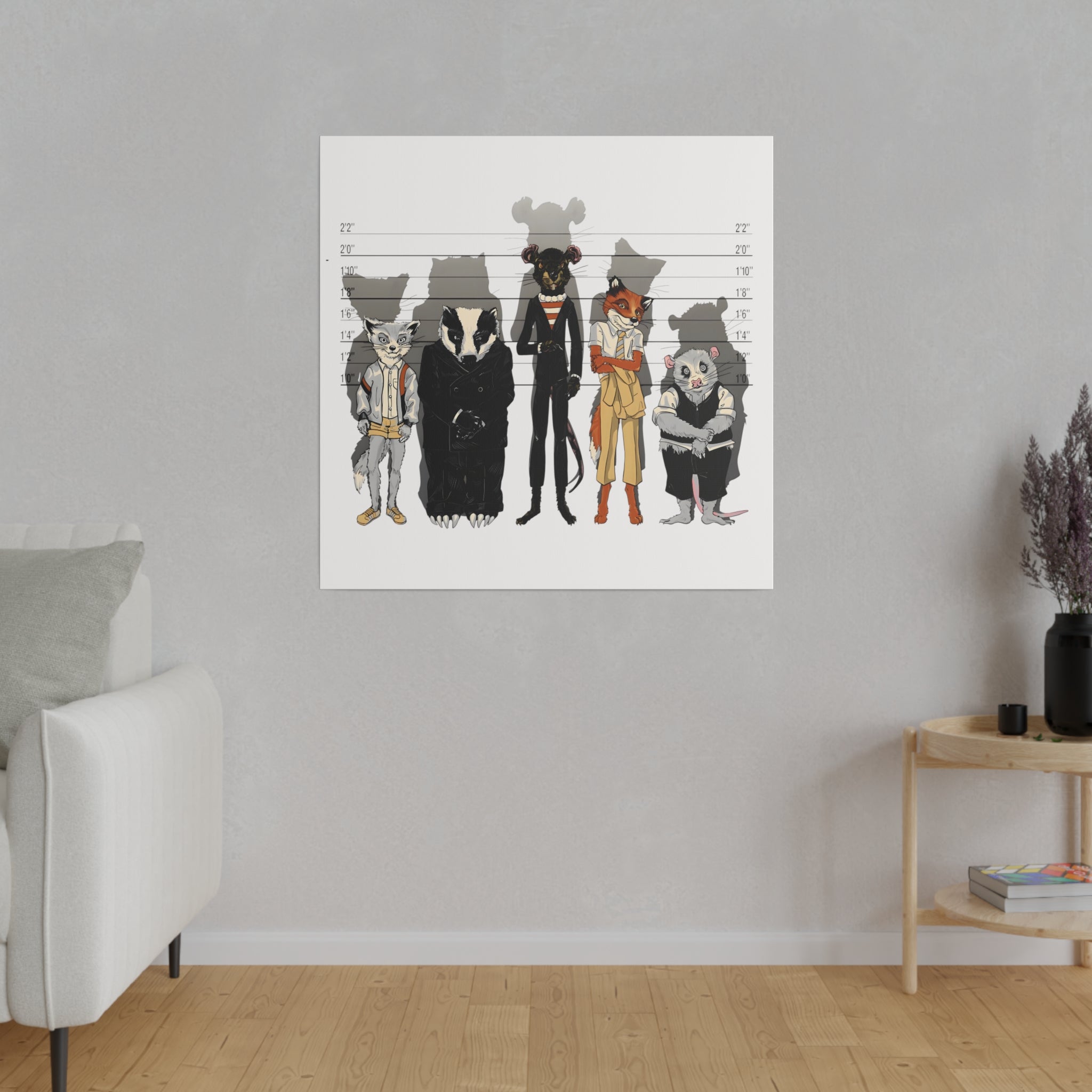 Unusual Suspects Fantastic Mr Fox - Canvas Art