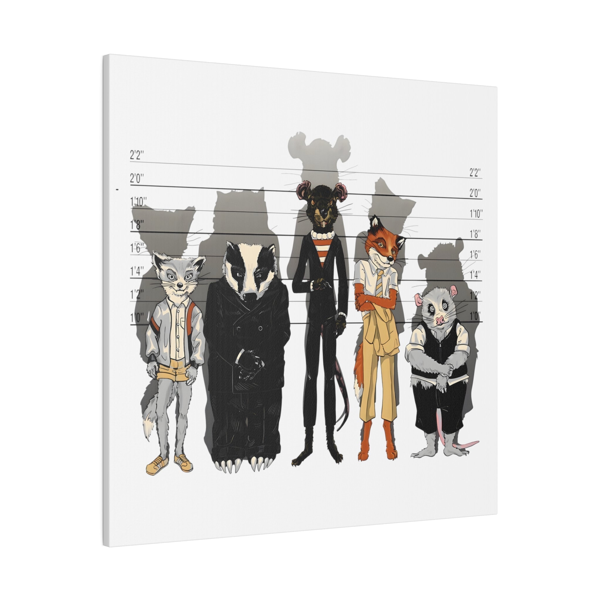 Unusual Suspects Fantastic Mr Fox - Canvas Art