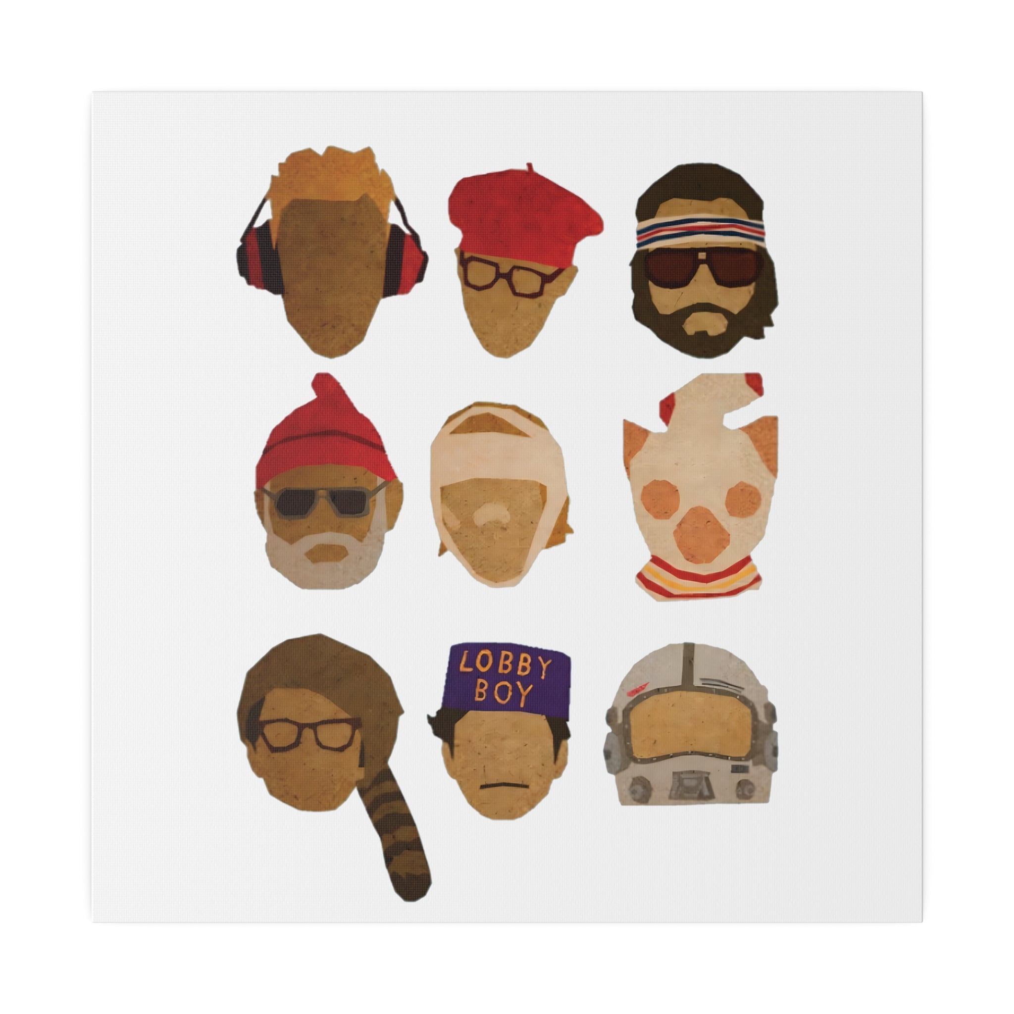 Wes Hats - Canvas Art