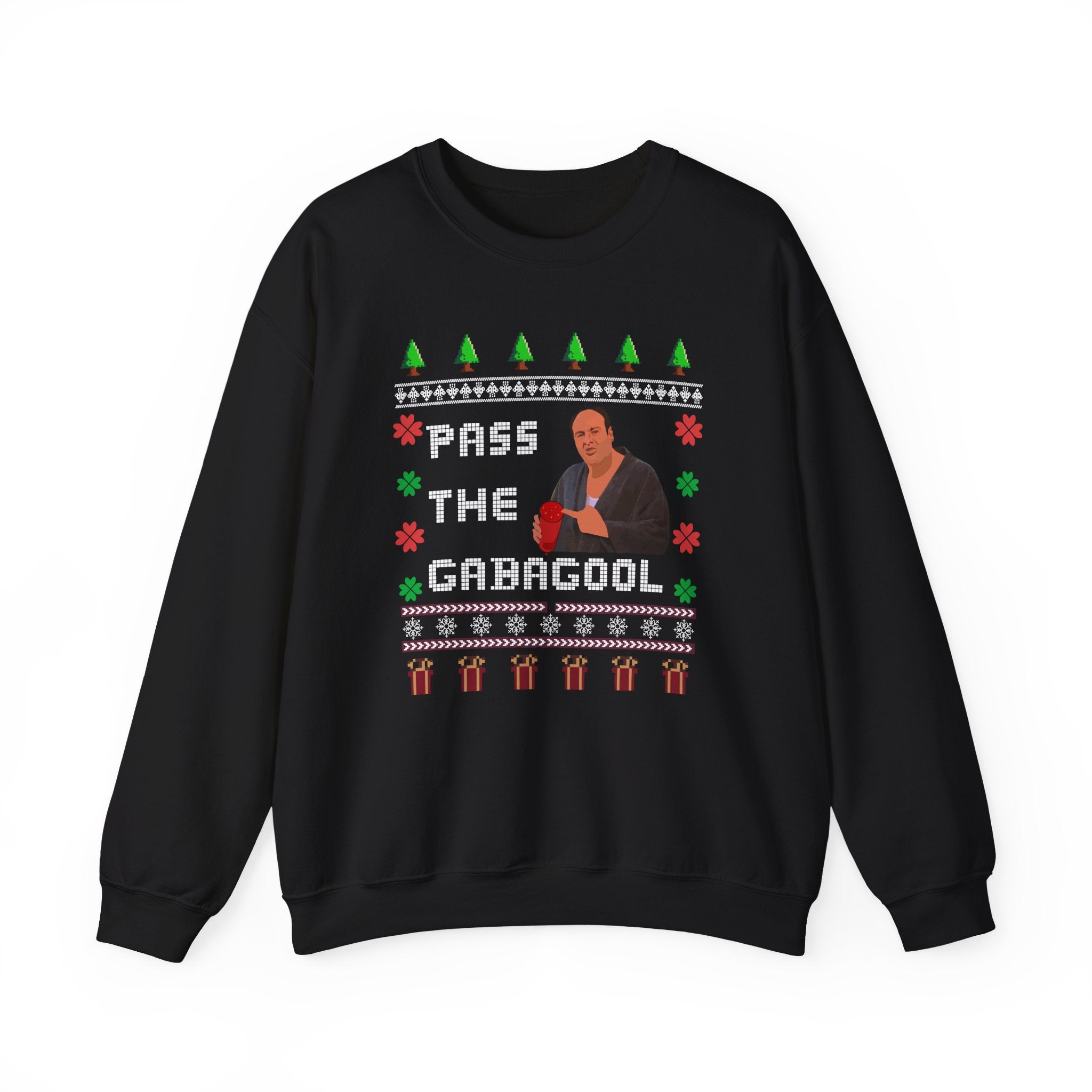Pass The Gabagool Ugly Sopranos Christmas- The Sopranos  - Sweatshirt