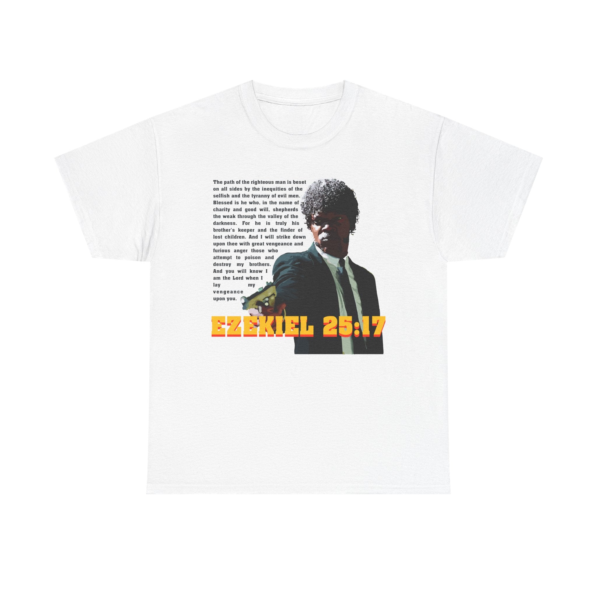 Ezequiel 25:17 Jules Winnfield - Tarantino- T-Shirt