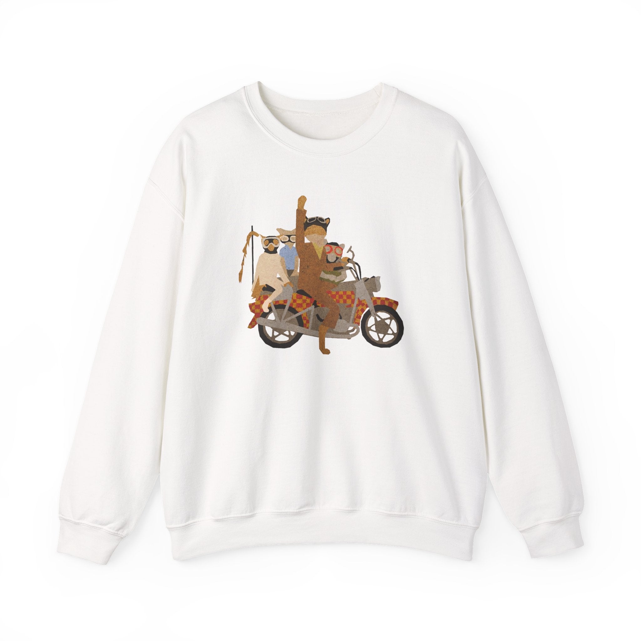 Fantastic Mr. Fox Motorcycle - Wes Anderson- Sweatshirt