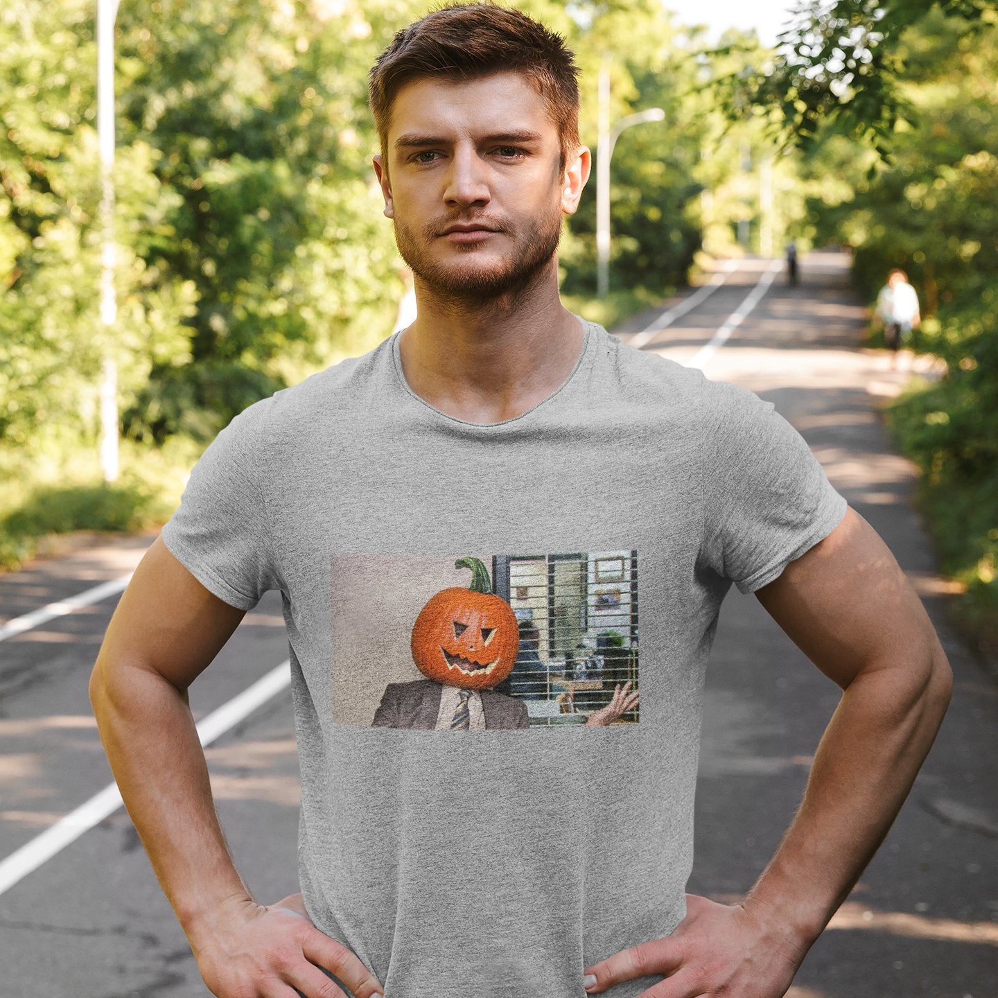 Dwight Pumpkin Head The Office - T-Shirt