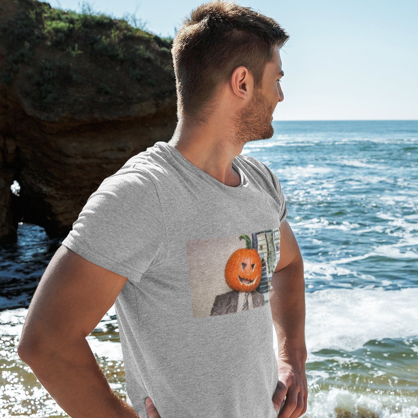 Dwight Pumpkin Head The Office - T-Shirt