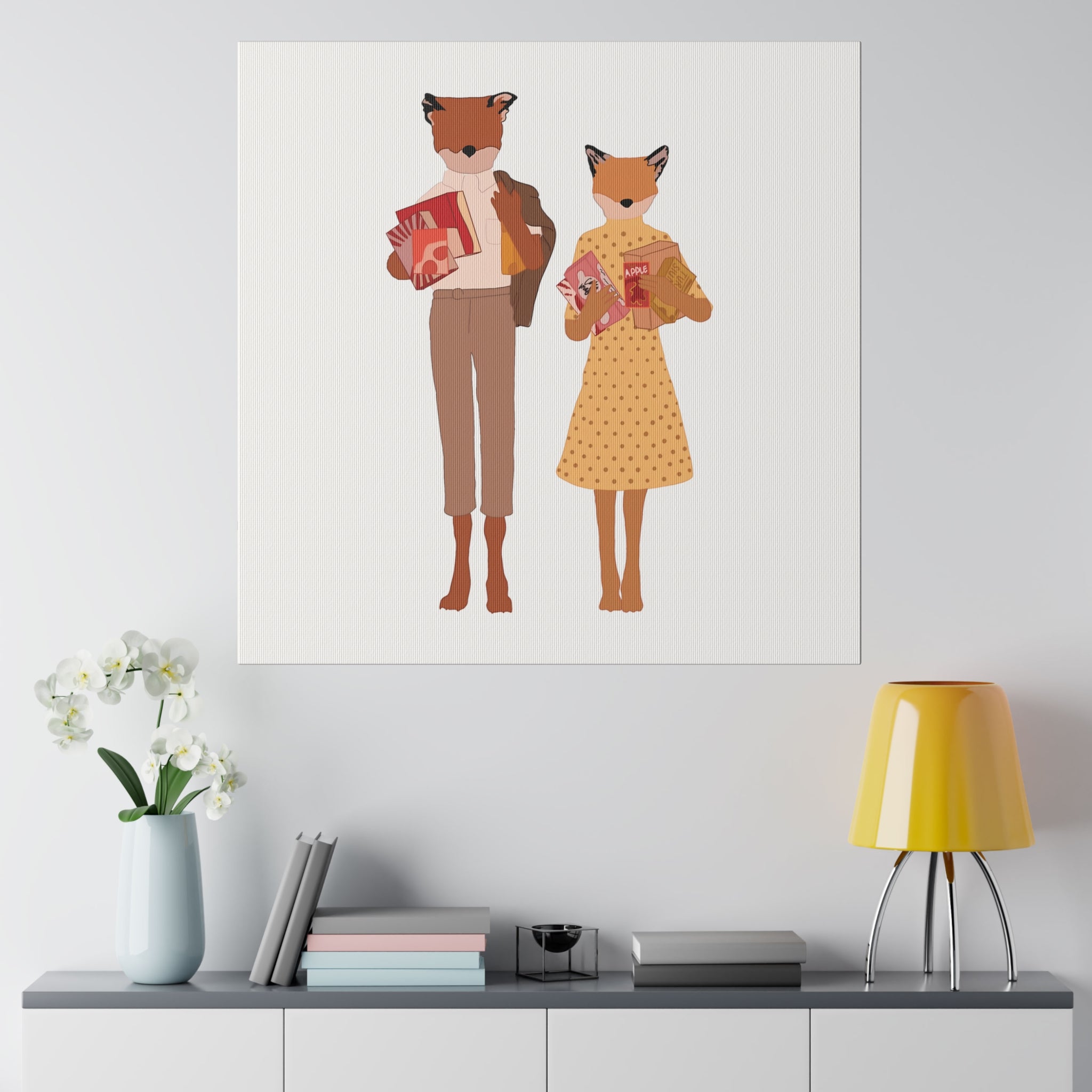 Fantastic Mr. Fox Wes Anderson - Canvas Art