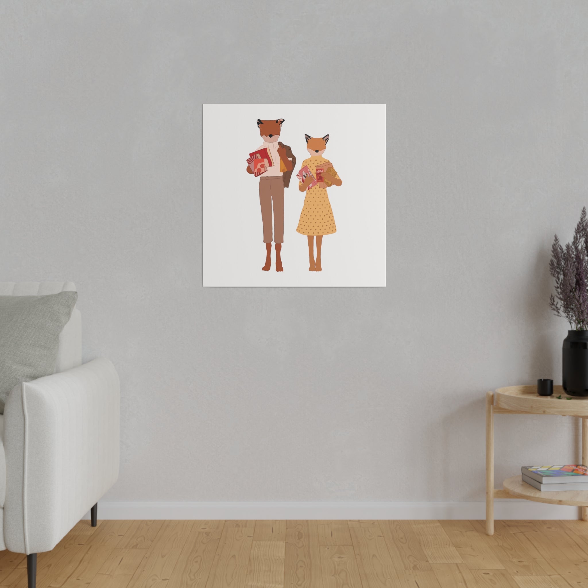 Fantastic Mr. Fox Wes Anderson - Canvas Art