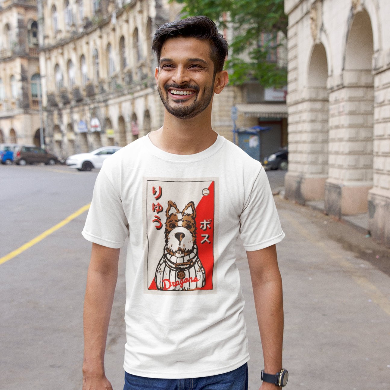 Isle of Dogs Boss Baseball Card Wes Anderson - T-Shirt