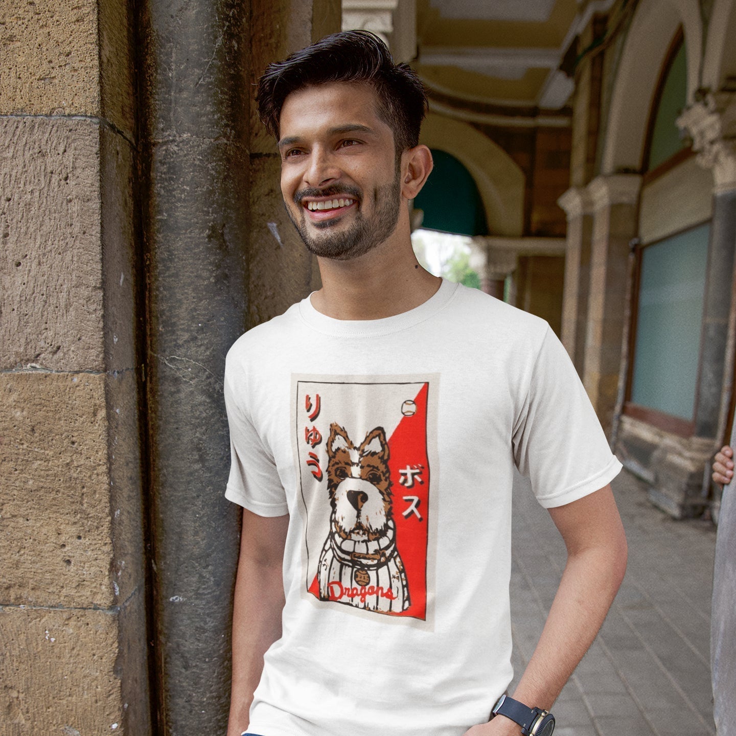 Isle of Dogs Boss Baseball Card Wes Anderson - T-Shirt