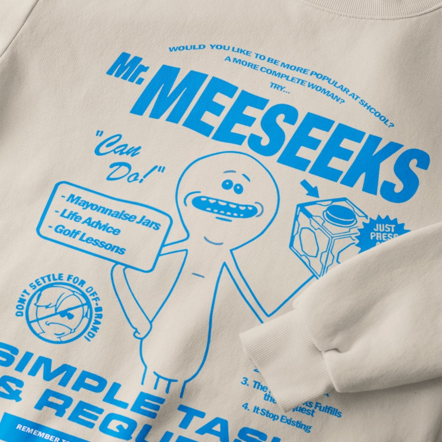 Mr. Meeseeks Simple Task and Request - Sweatshirt