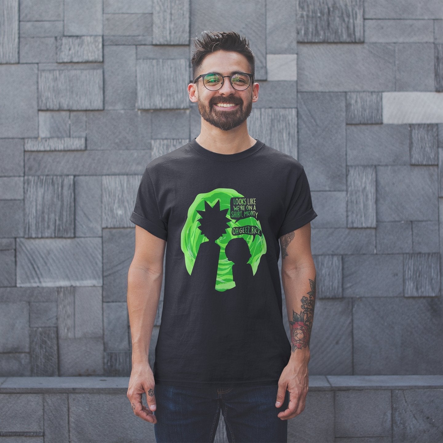 Oh Geez Rick Rick and Morty - T-Shirt