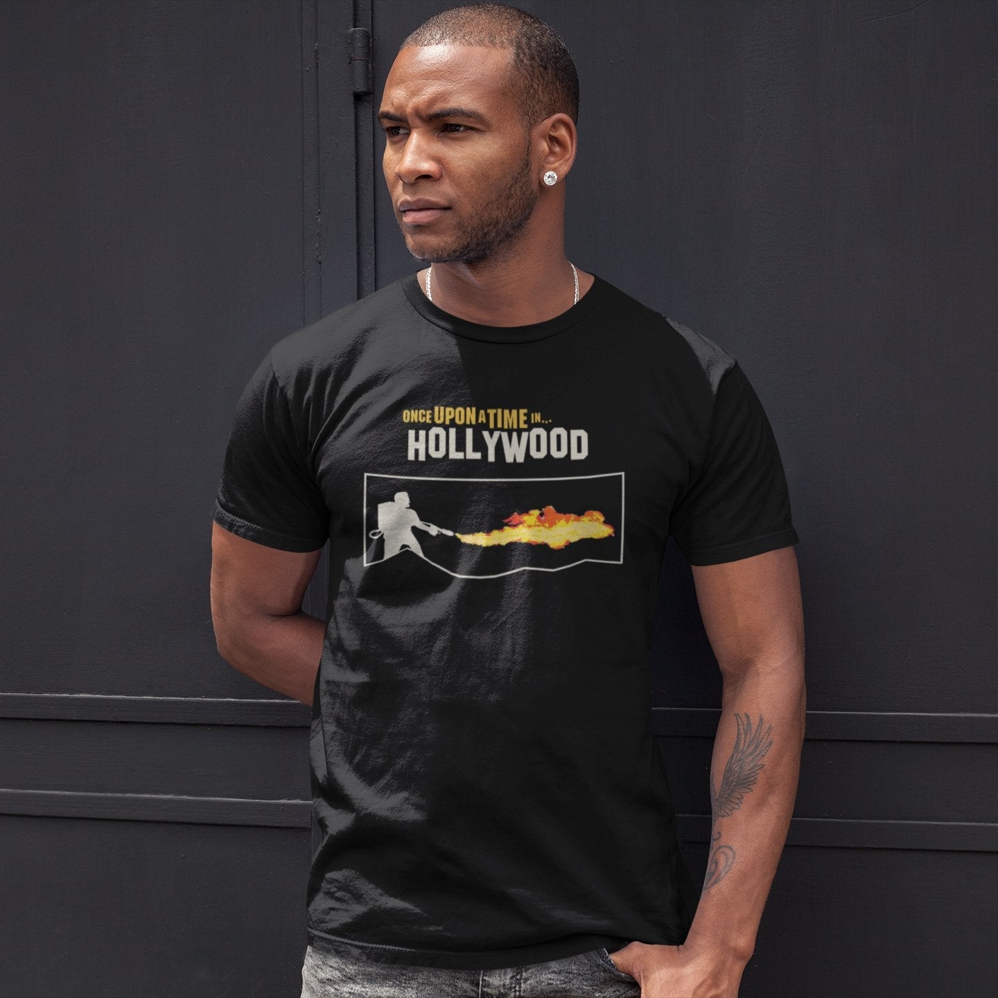 OUATIH Flamethrower Rick Dalton - T-Shirt