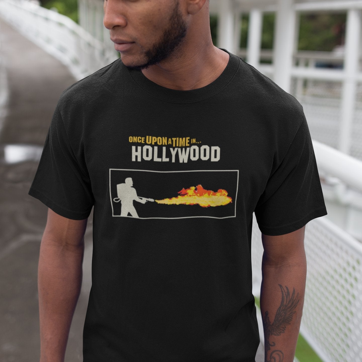 OUATIH Flamethrower Rick Dalton - T-Shirt