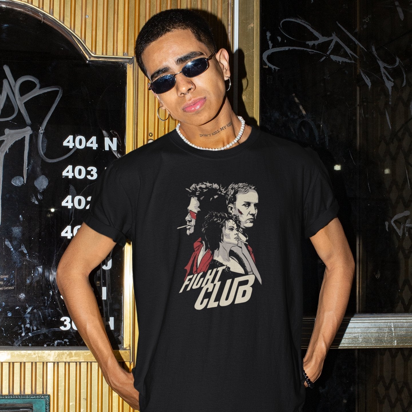 Tyler, Narrator & Marla Fight Club - T-Shirt