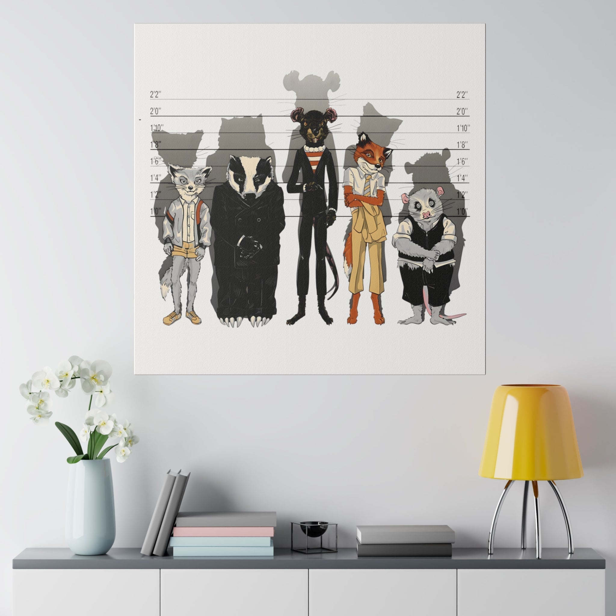 Unusual Suspects Fantastic Mr Fox - Canvas Art