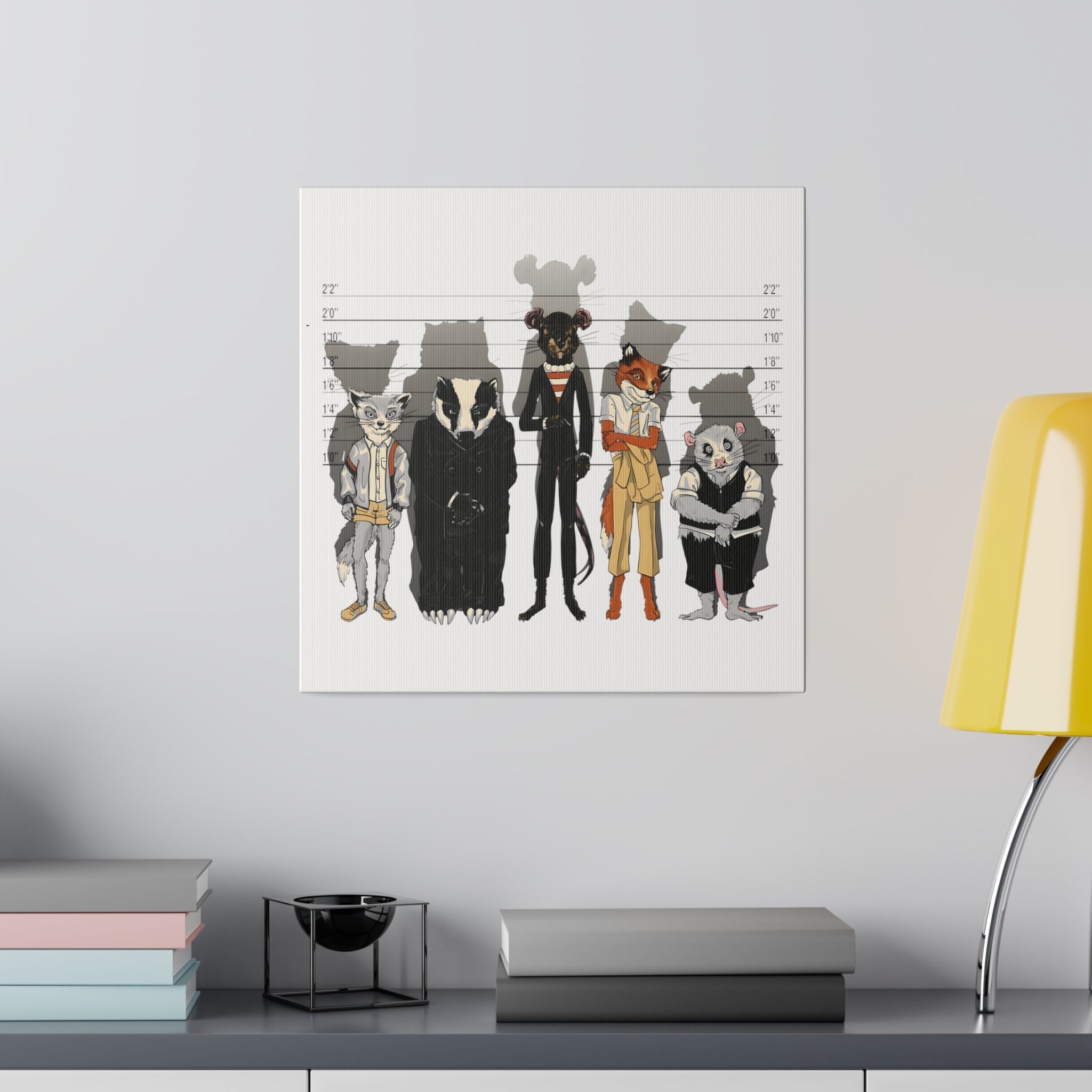 Unusual Suspects Fantastic Mr Fox - Canvas Art