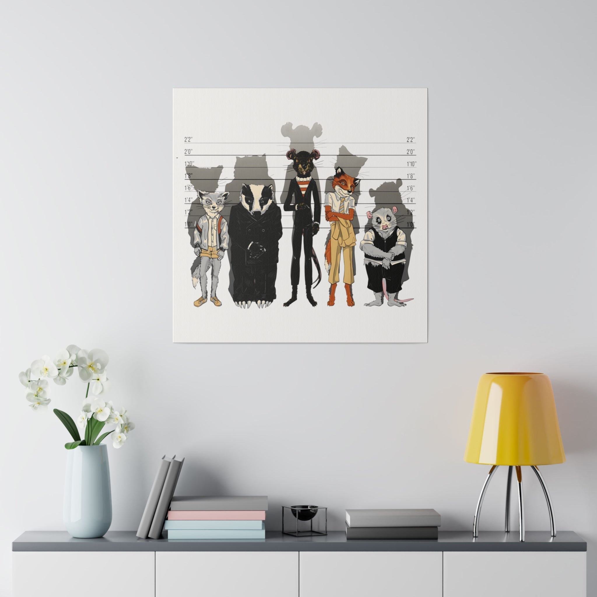Unusual Suspects Fantastic Mr Fox - Canvas Art