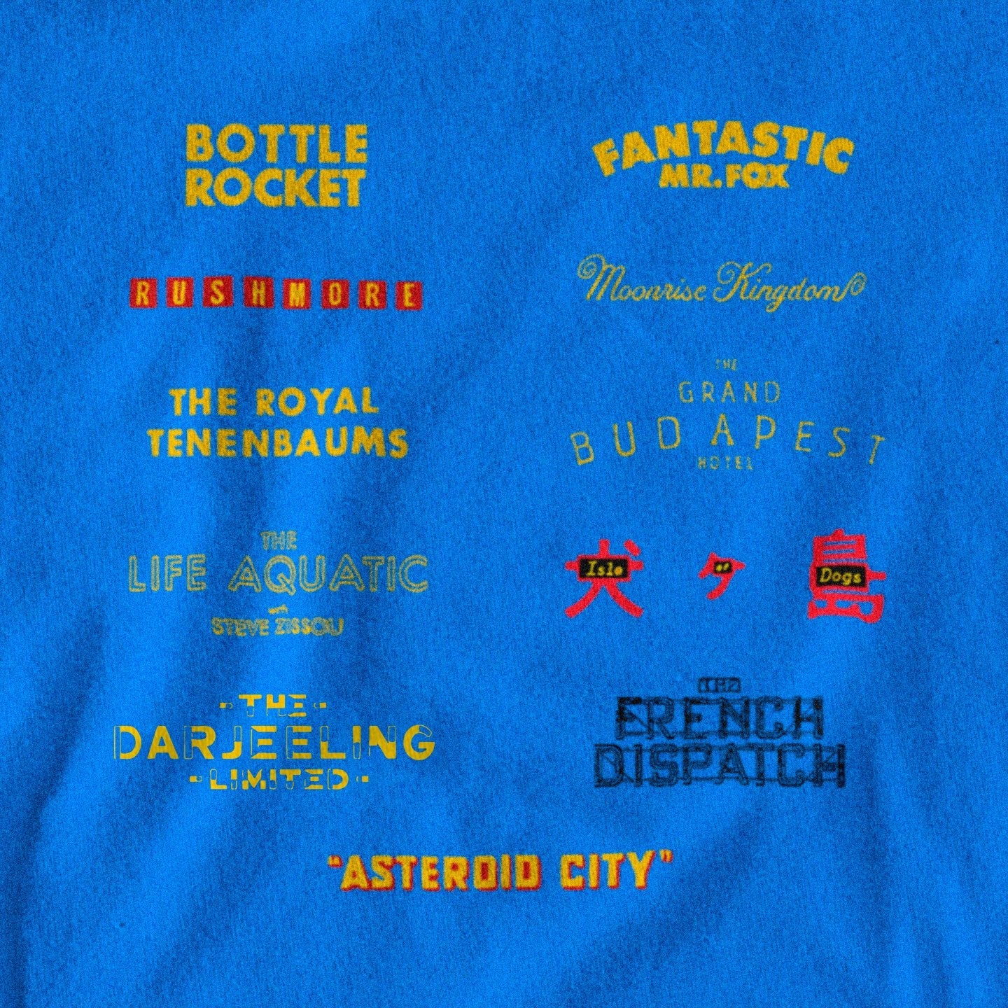 Wes Anderson Films - Sweatshirt