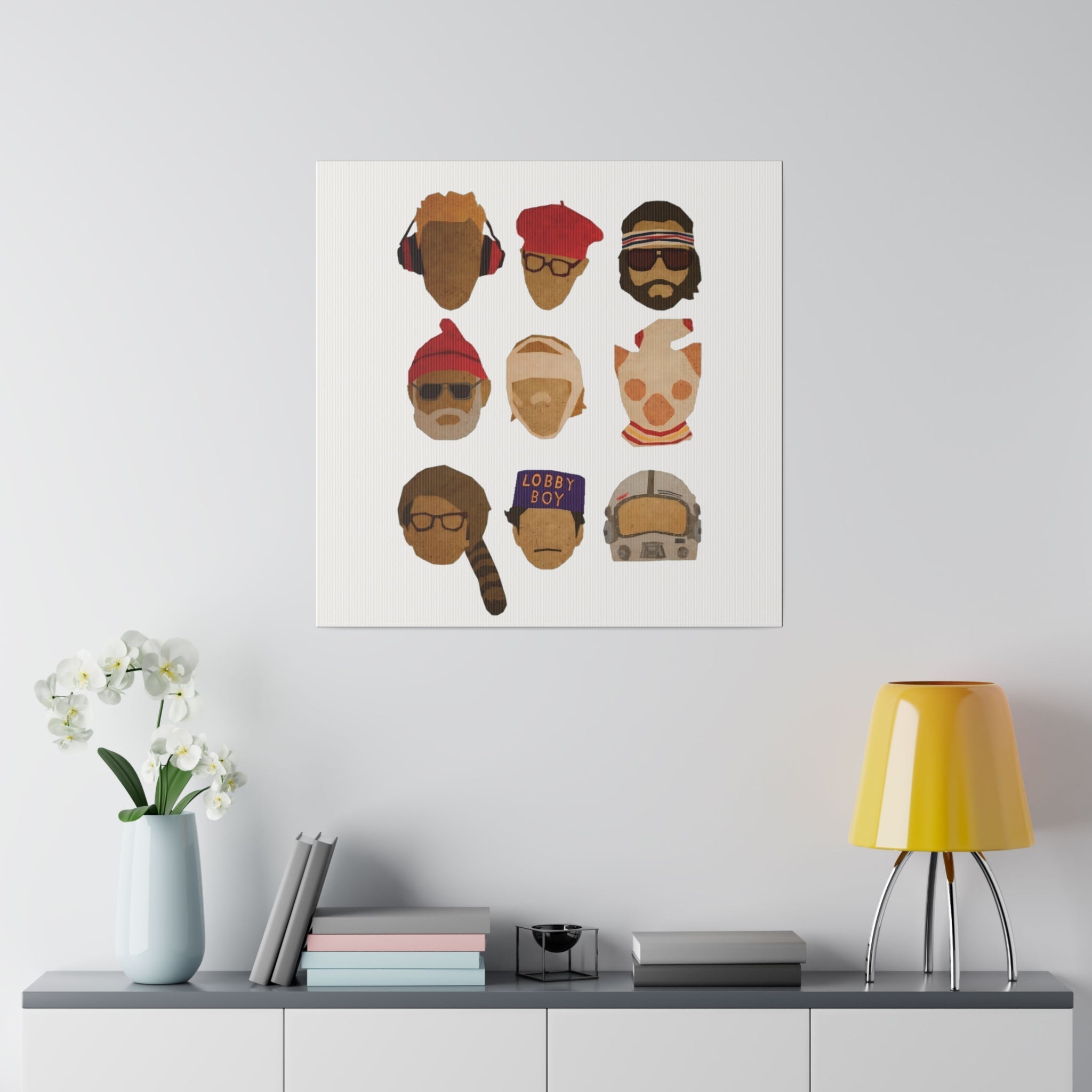 Wes Hats  - Canvas Art
