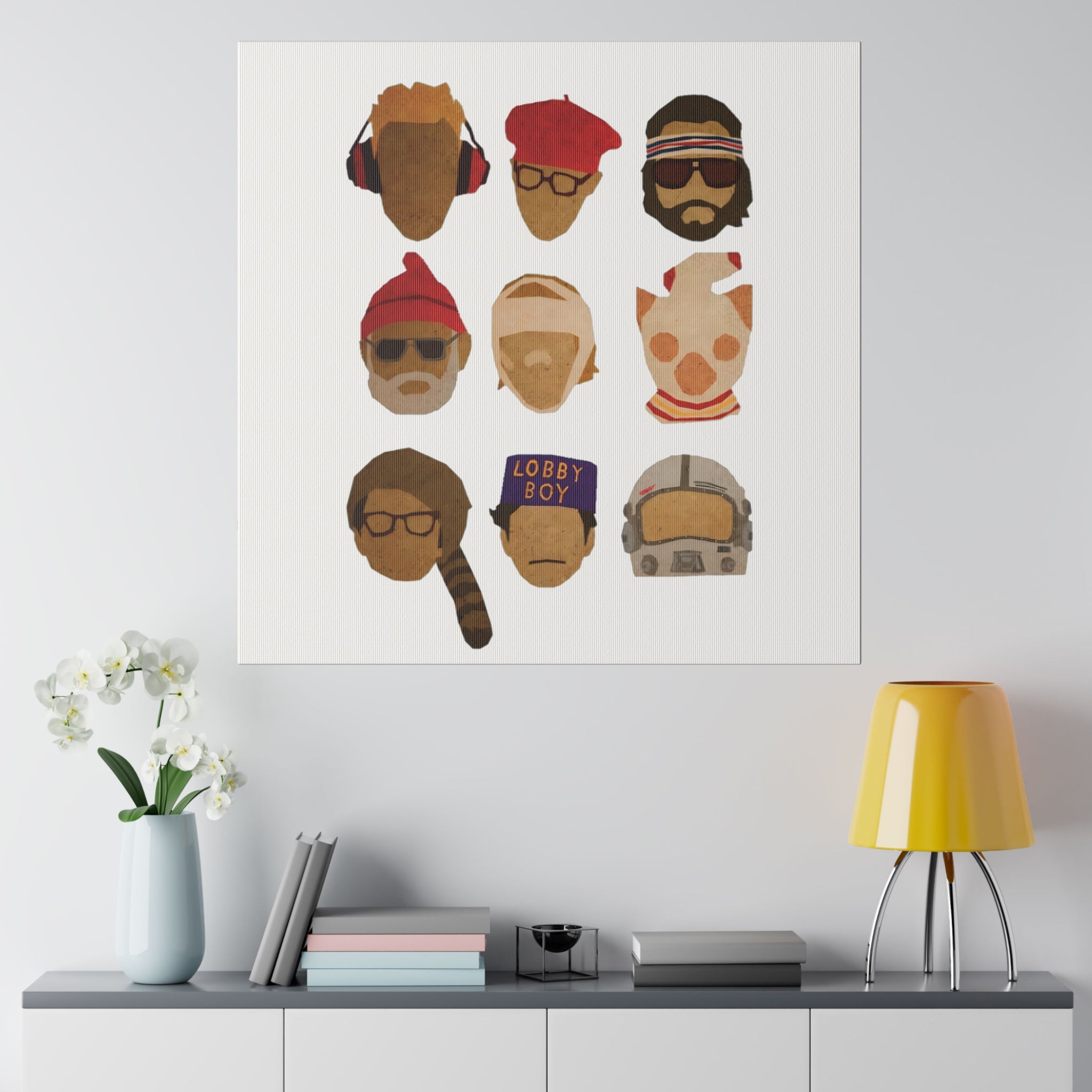 Wes Hats  - Canvas Art