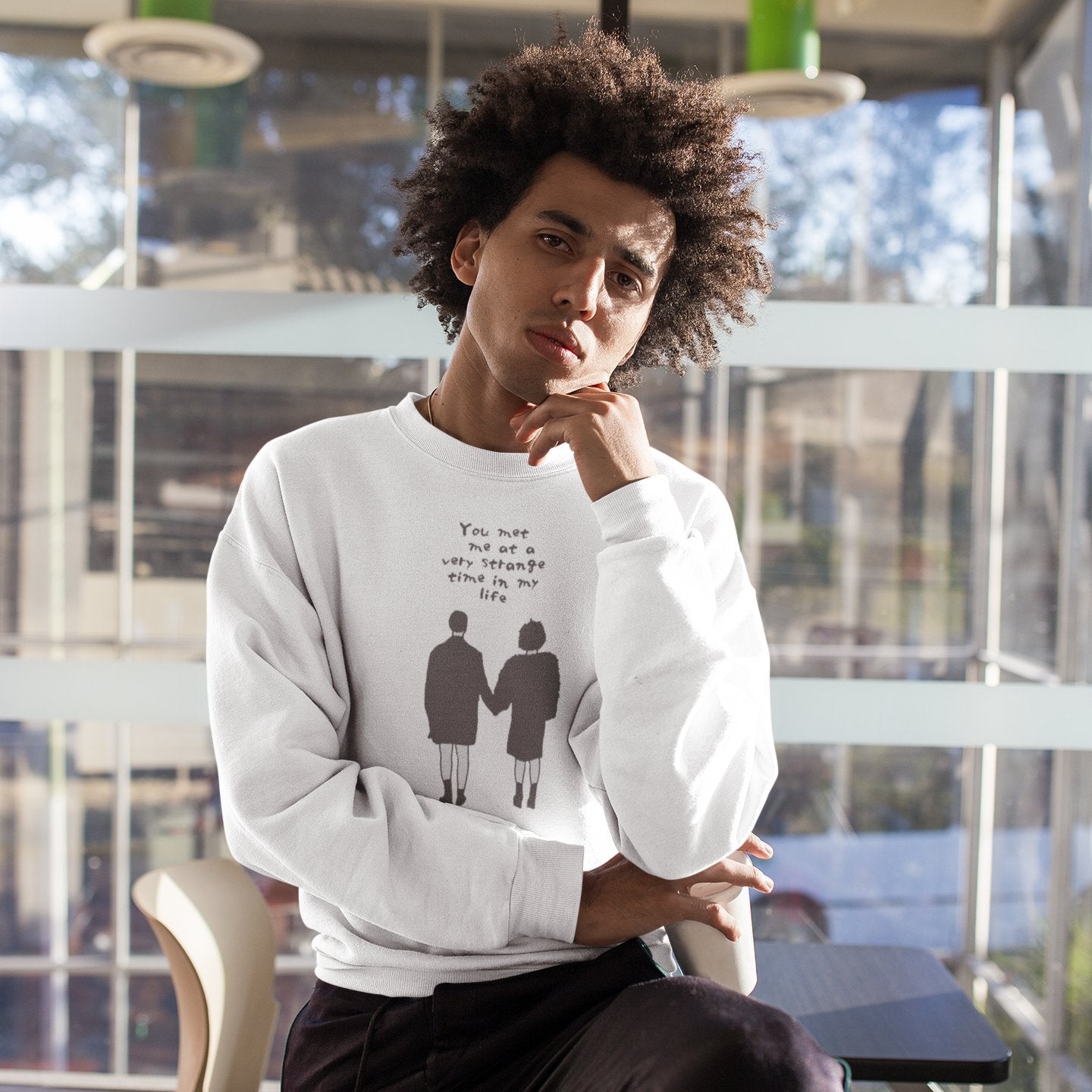 You Met Me at a Very Strange Time in My Life Fight Club - Sweatshirt