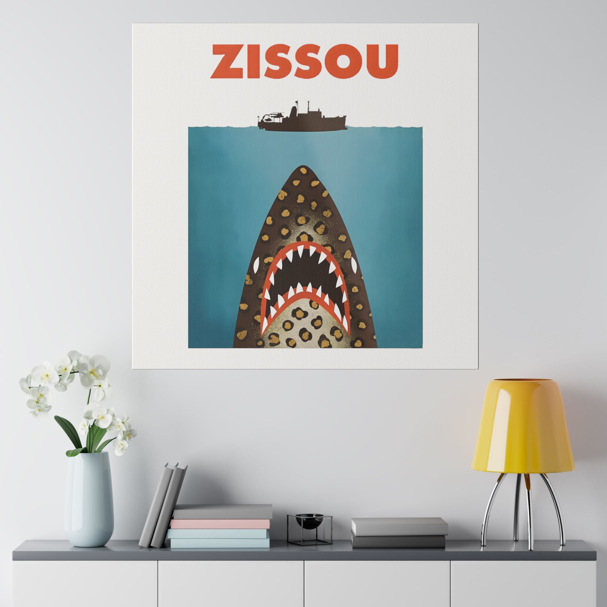 Zissou  Wes Anderson- Canvas Art